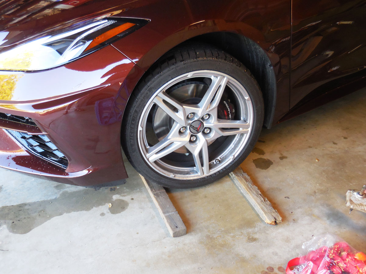 chock the wheels
