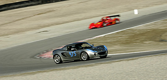 Lotus Elise at Laguna Seca