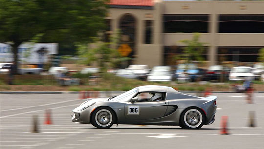 Lotus Elise at Deanza Autocross