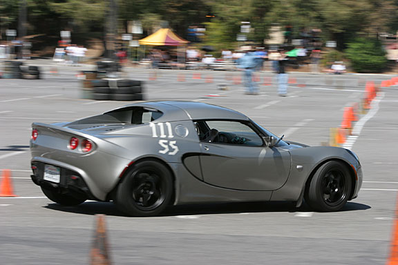 Elise at autocross