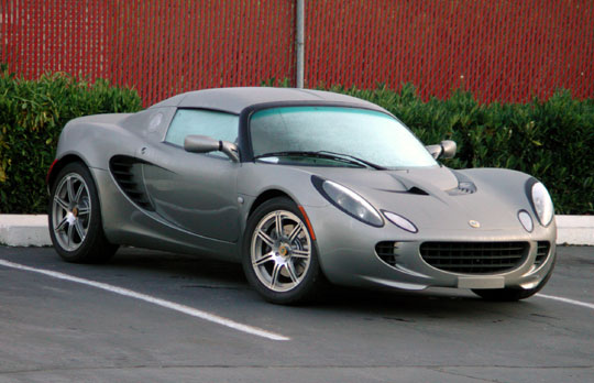 dew on a Lotus Elise