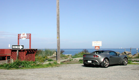 Lotus Elise at the Three Crabs