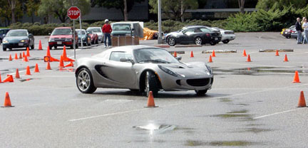 final spin in Lotus Elise