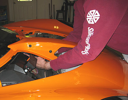 accessing bolts and shims