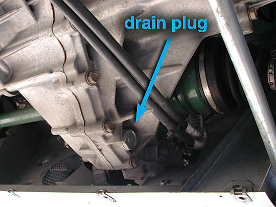 C64 gear box drain plug on Lotus Elise
