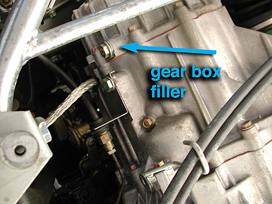 gear box filler for C64 gearbox for Lotus Elise