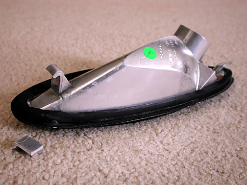 broken retaining tab on Lotus Elise indicator lens