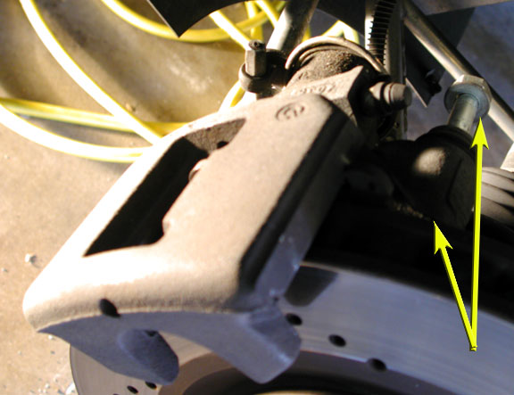 swing caliper into position