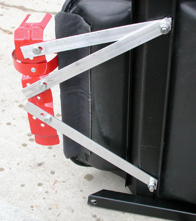 mounting bracket for the fire extinguiser in Lotus