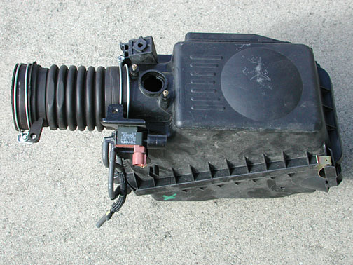 stock air filter housing and intake for Lotus Elise