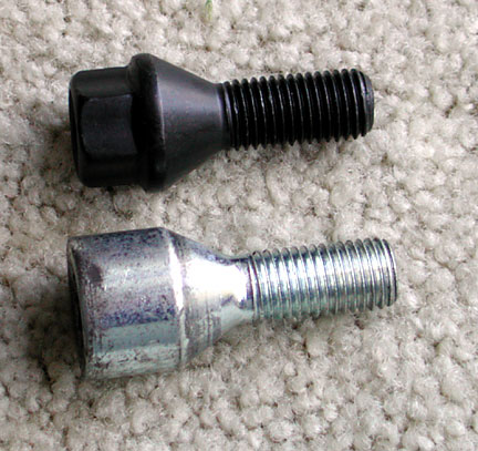 Lotus Elise and BMW lugnuts