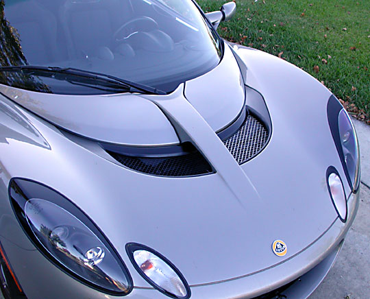 radiator exit on Lotus Elise