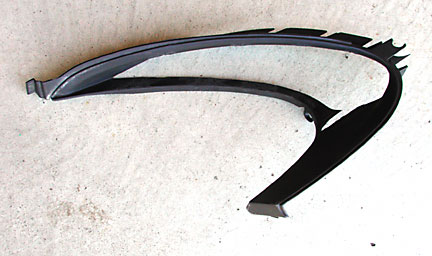 Lotus Elise side grille, removed