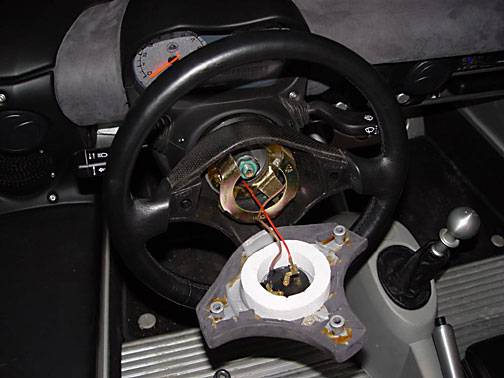 steering wheel pad off