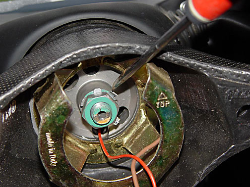 removing crimp nut