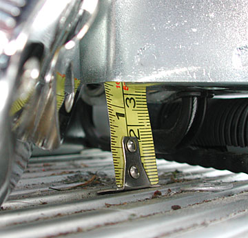 measuring spacer height
