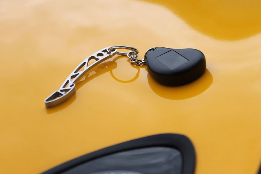 lotus pedal keyring