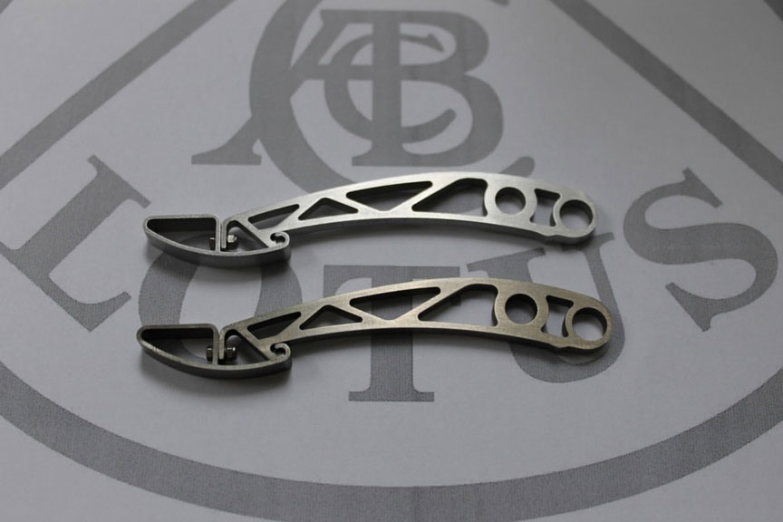 two lotus pedal keyrings