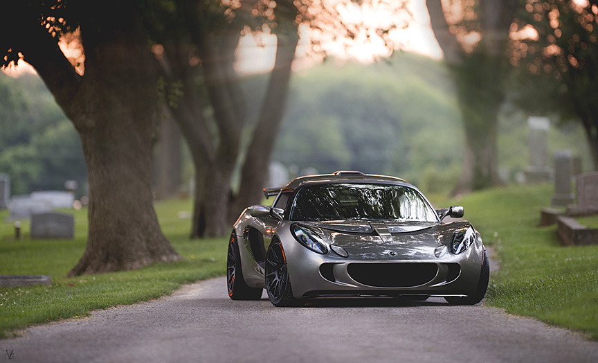 exige track lean